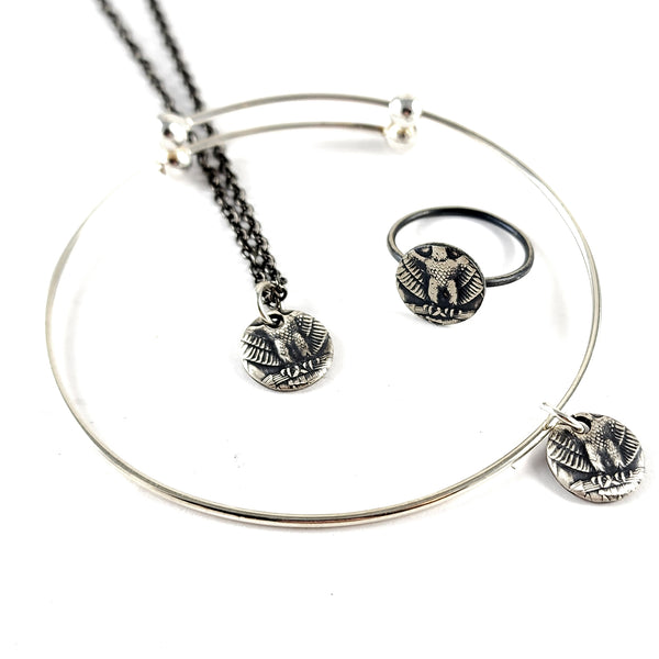 90% Silver 1992-98 Quarter Punch Out Jewelry - Necklace, Bracelet or Stacking Ring