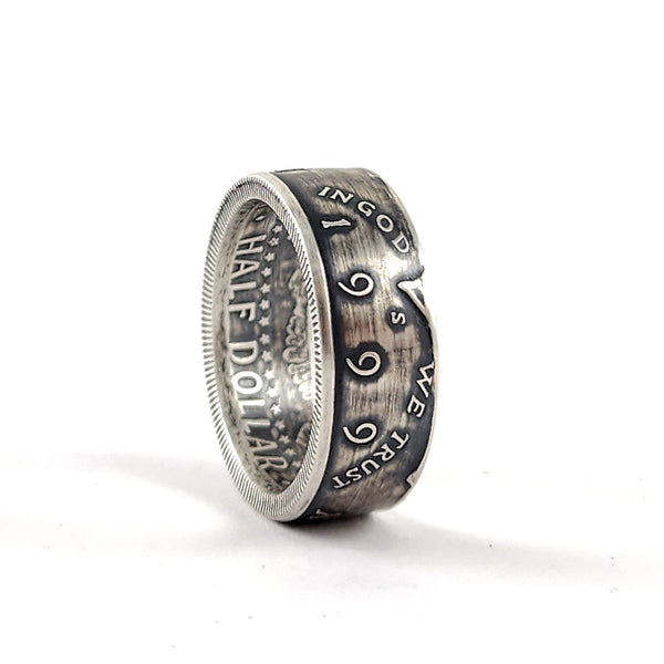 90% Silver 1999 Kennedy Half Dollar Ring by Midnight Jo 25th anniversary gift