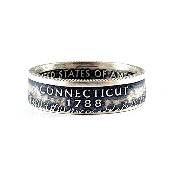 90% Silver Connecticut Quarter Ring coin ring by midnight jo
