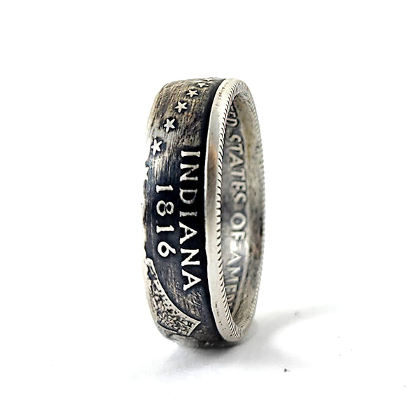 90% Silver Indiana Quarter Ring coin rings by midnight jo