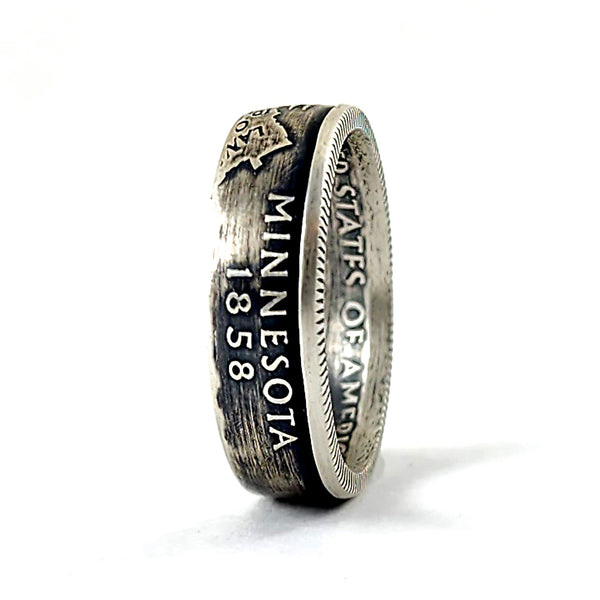 90% Silver Minnesota Quarter Ring coin rings by midnight jo