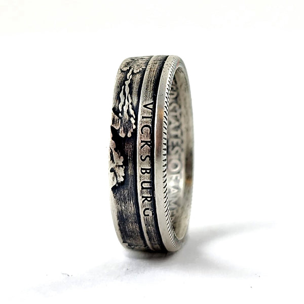 90% Silver Vicksburg National military Park Quarter Ring coin rings by midnight jo