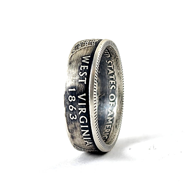 90% Silver West Virginia Quarter Ring coin rings by midnight jo
