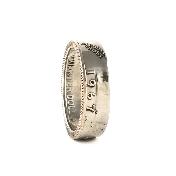 1967 Washington Quarter Coin Ring by midnight jo
