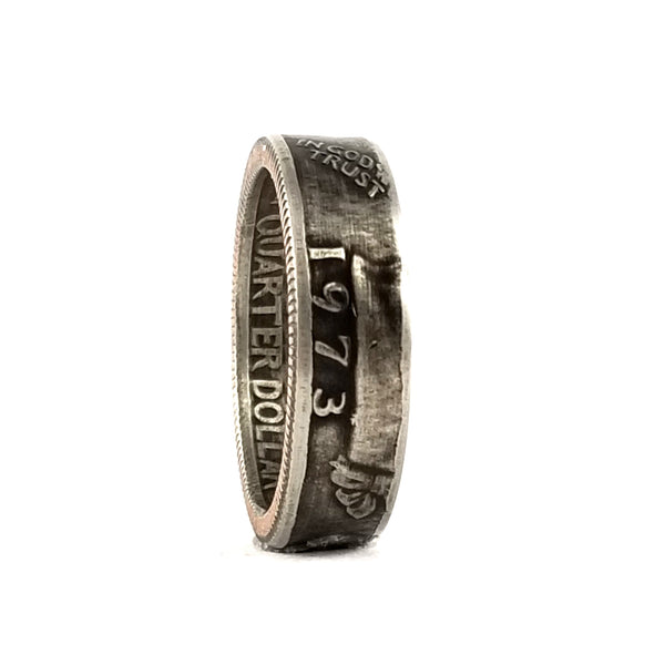 1973 Washington Quarter Coin Ring by Midnight Jo