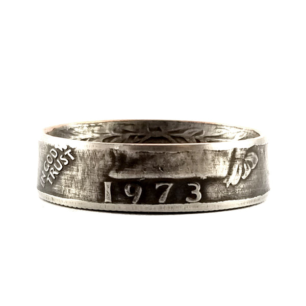 1973 Washington Quarter Coin Ring by Midnight Jo