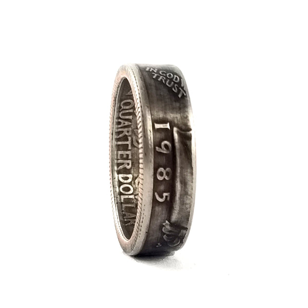 1985 Liberty Quarter Coin Ring by midnight jo