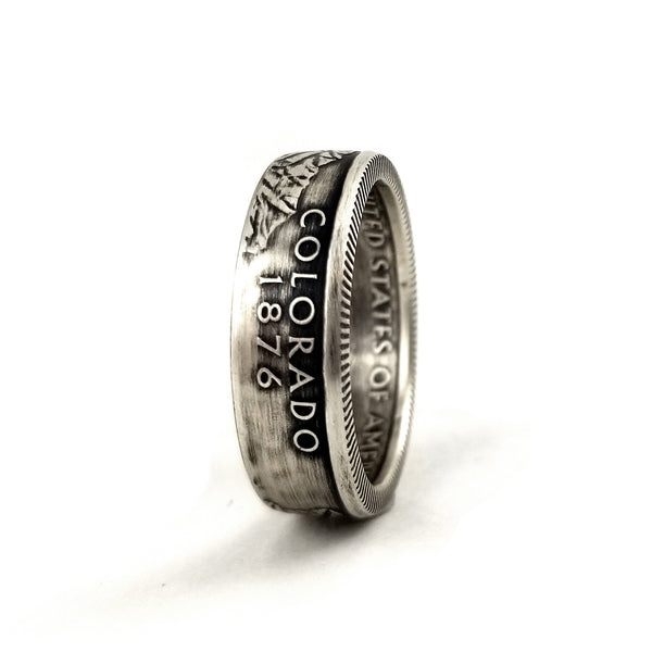 90% Silver Colorado Quarter Coin Ring by midnight jo