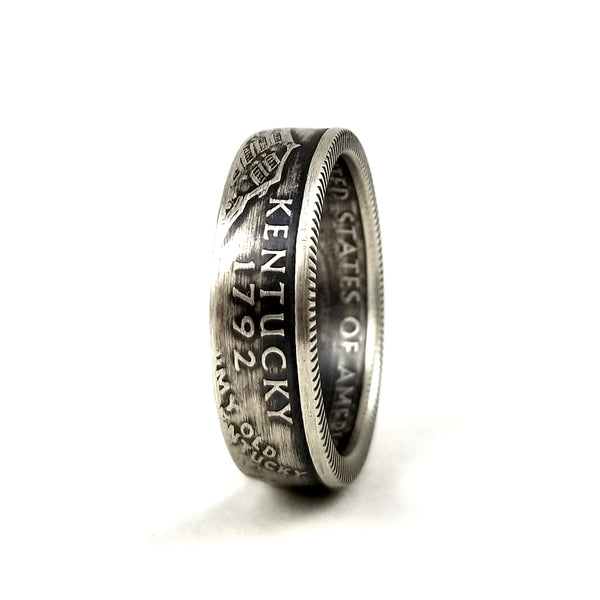 Silver Kentucky Quarter Coin Ring by midnight jo