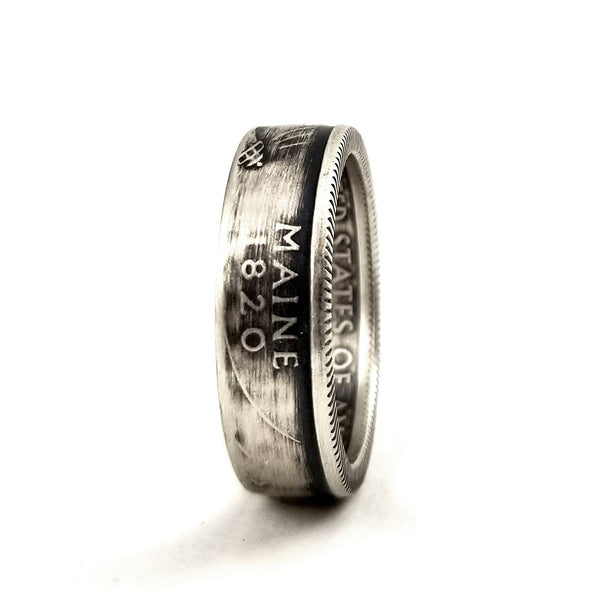 90% Silver Maine Coin Ring by midnight jo