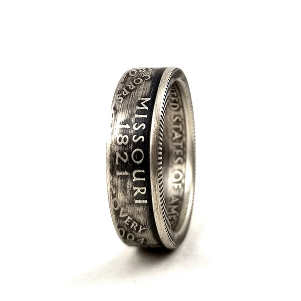 90% Silver Missouri Quarter Ring by midnight jo
