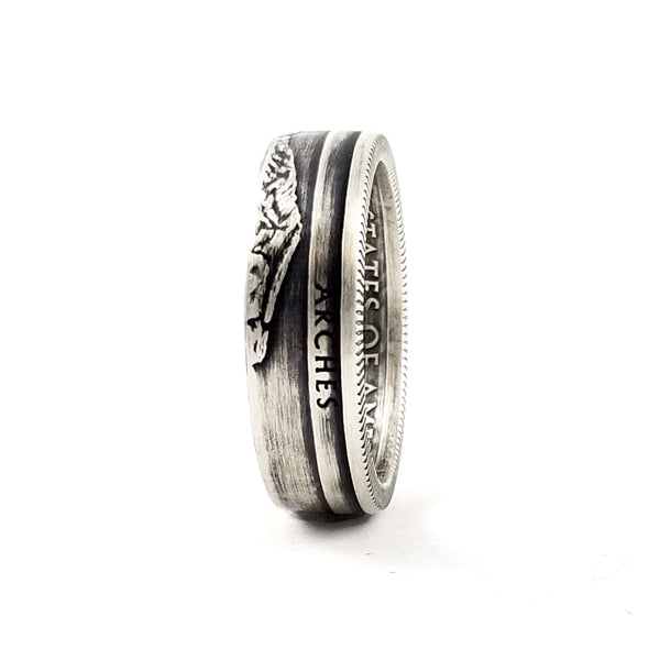 90% Silver Arches National Park Quarter Ring by Midnight Jo