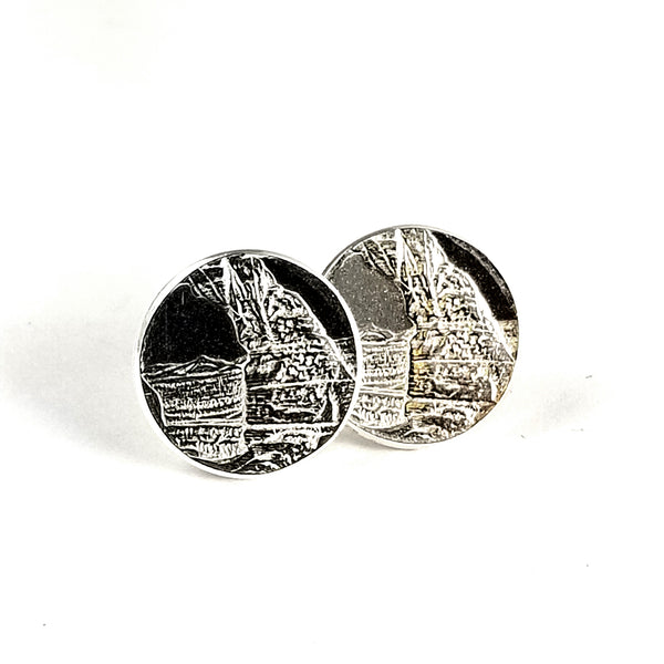 Silver Arches National Park Stud Earrings by midnight jo