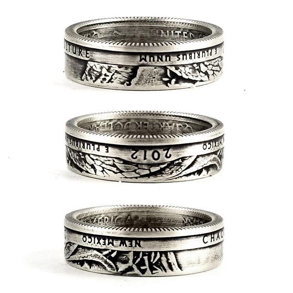 90% Silver Chaco Culture National Park Coin Ring by Midnight Jo