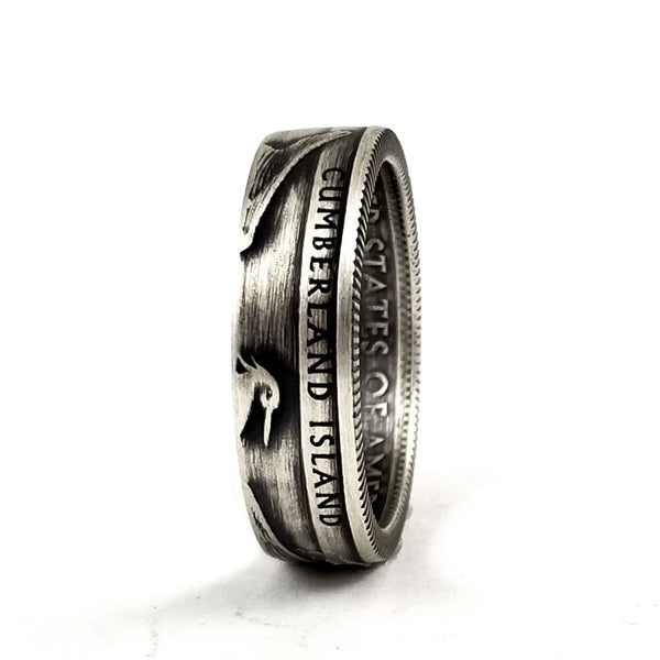 Silver Cumberland Island National Park Coin Ring by Midnight Jo