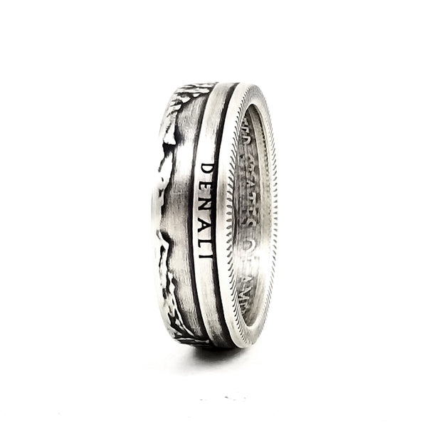 90% Silver Denali National Park Quarter Ring by midnight jo