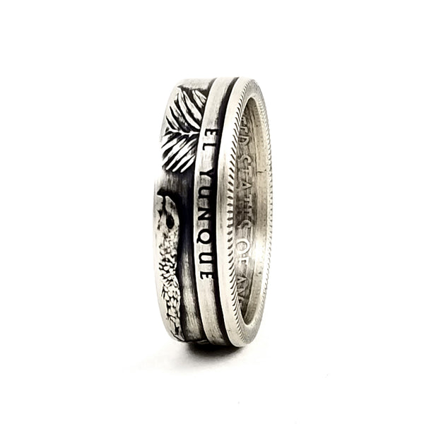 90% Silver El Yunque National Park Quarter Ring by Midnight Jo