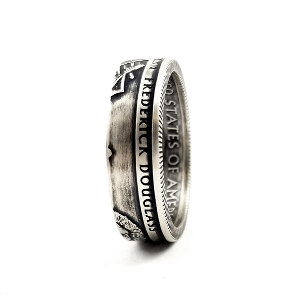 90% Silver Frederick Douglass National Park Quarter Ring by midnight jo