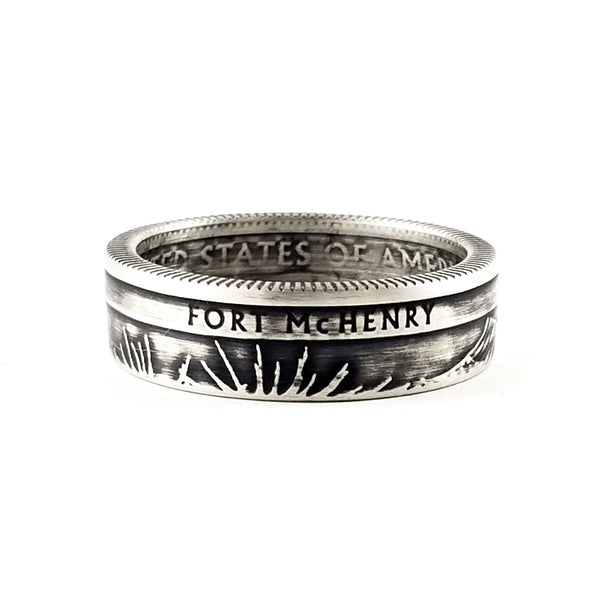 90% Silver Fort McHenry National Park Quarter Ring by midnight jo
