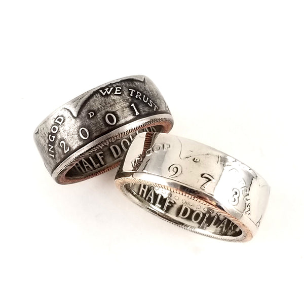 1971-2019 JFK Half Dollar Ring by Midnight Jo