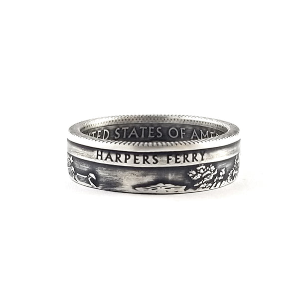 90% Silver Harpers Ferry National Park Quarter Ring by Midnight Jo
