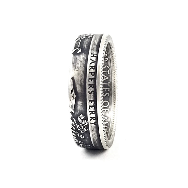90% Silver Harpers Ferry National Park Quarter Ring by Midnight Jo