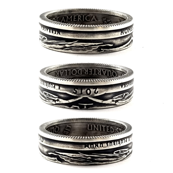 90% Silver Homestead National Park Quarter coin Ring by Midnight Jo