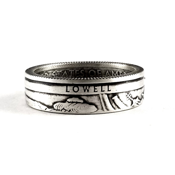 silver lowell national park quarter ring by midnight jo