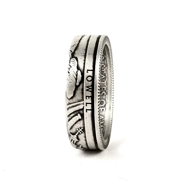silver lowell national park quarter ring by midnight jo