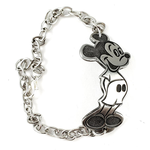 Vintage Mickey Mouse Bonny Stainless Steel Spoon Bracelet by midnight jo