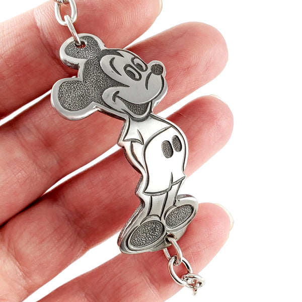 Vintage Mickey Mouse Bonny Stainless Steel Spoon Bracelet by midnight jo