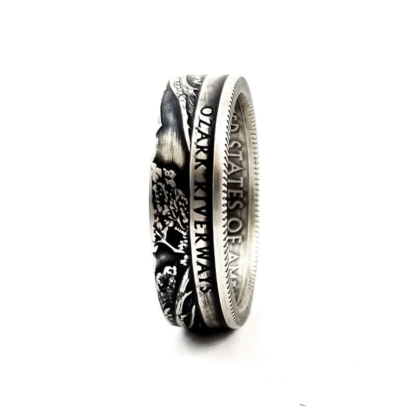 90% Silver Ozark Riverways National Park Quarter Ring by midnight jo