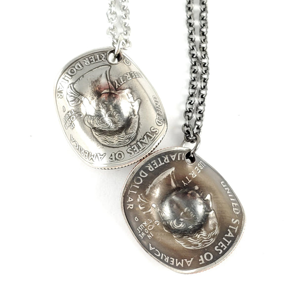 State Quarter Cowboy Hat Necklace by Midnight Jo