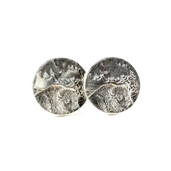 Yellowstone National Park Coin Stud Earrings by midnight jo