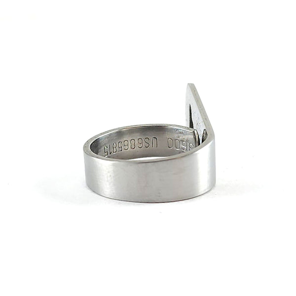 Heart Cut Out Stainless Steel Duster Spoon Ring by Midnight Jo