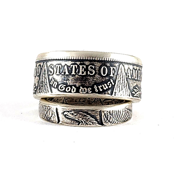 90% Silver Morgan Dollar His & Hers Coin Ring Set by Midnight Jo