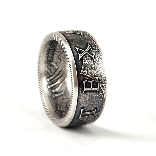 .999 Fine Silver 1/2 oz Texas Precious Metals Coin Ring by Midnight Jo