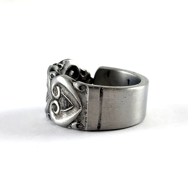 3 Hearts Stainless Steel Spoon Ring by Midnight Jo