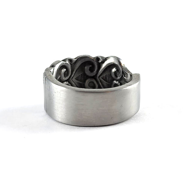 3 Hearts Stainless Steel Spoon Ring by Midnight Jo