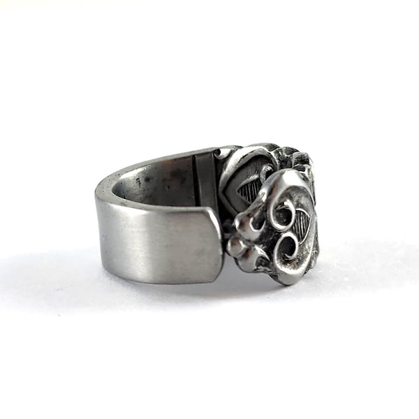 3 Hearts Stainless Steel Spoon Ring by Midnight Jo