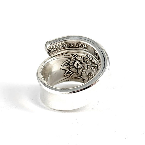 International Silver April Wrap Around Spoon Ring by Midnight Jo rogers