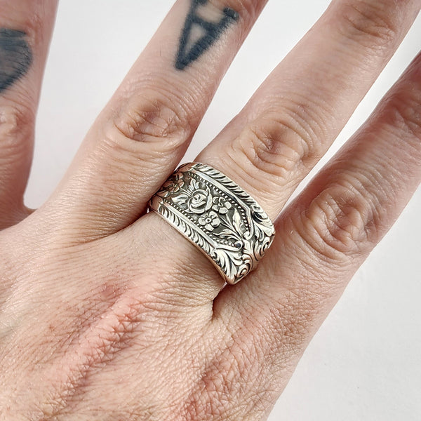 Westmorland Milburn Rose Sterling Silver Spoon Ring by Midnight Jo