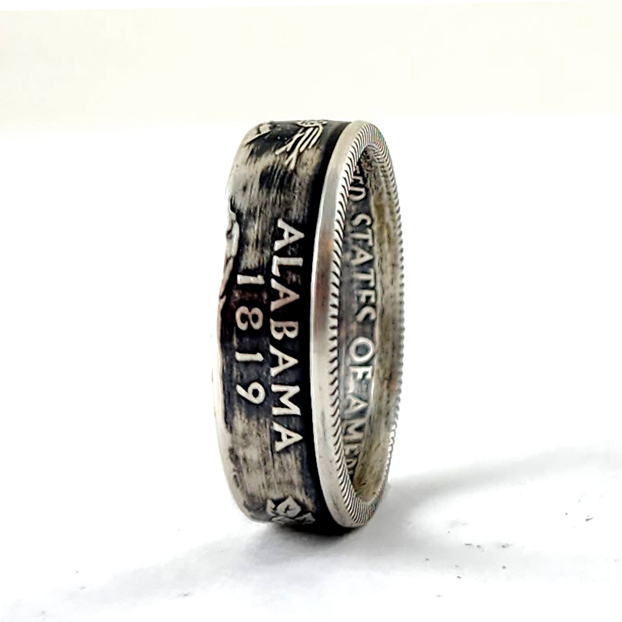 90% Silver Saratoga National Park Coin Ring by Midnight Jo