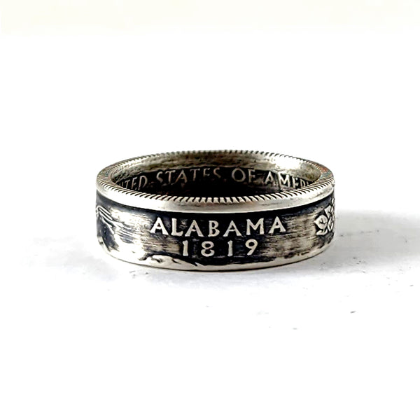 90% Silver Alabama Quarter Ring by midnight jo