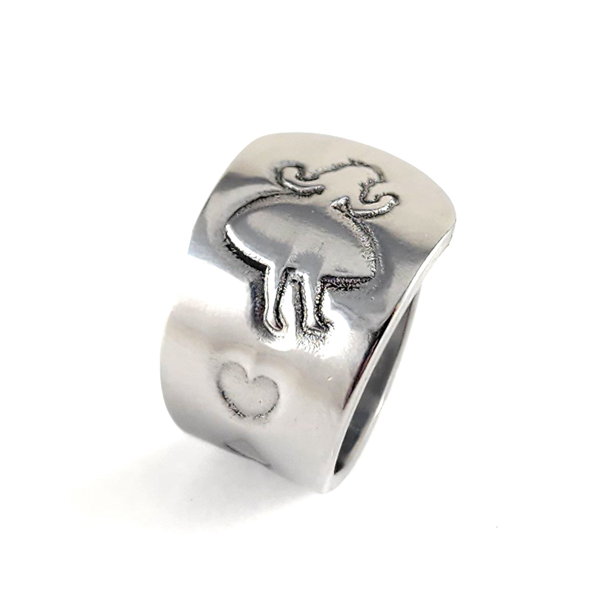 Alice in Wonderland Stainless Steel Spoon Ring by Midnight Jo