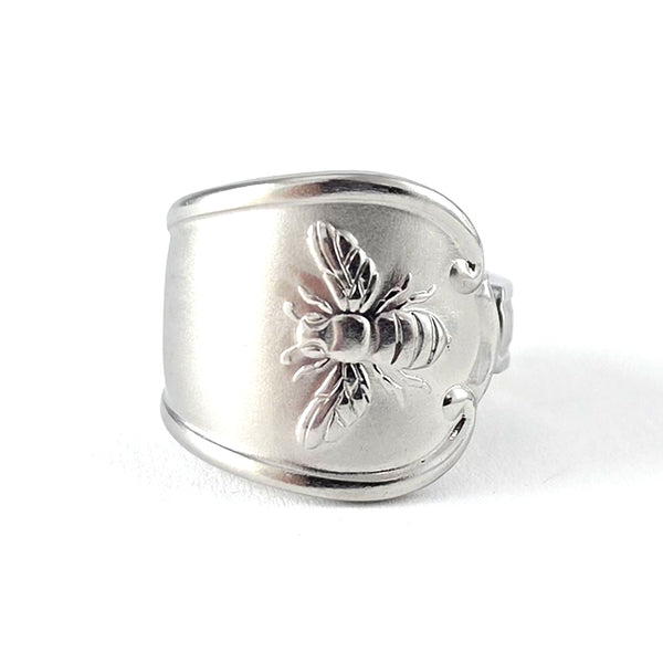 Towle honey Bee Stainless Steel Spoon Ring by Midnight Jo