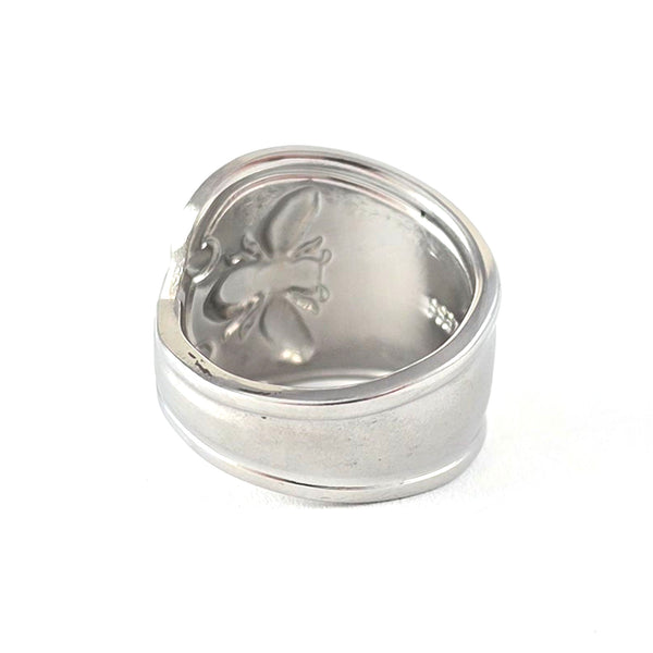 Towle honey Bee Stainless Steel Spoon Ring by Midnight Jo