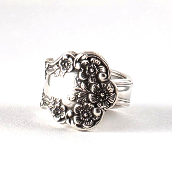 Gorham Buttercup Sterling Silver Spoon Ring by Midnight Jo