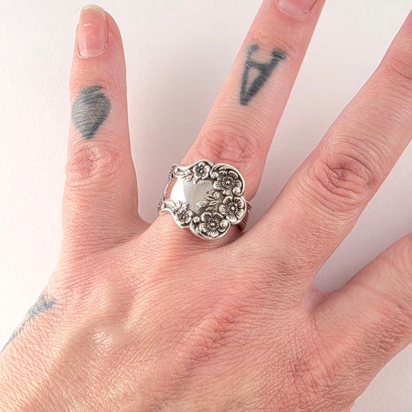 Gorham Buttercup Sterling Silver Spoon Ring by Midnight Jo