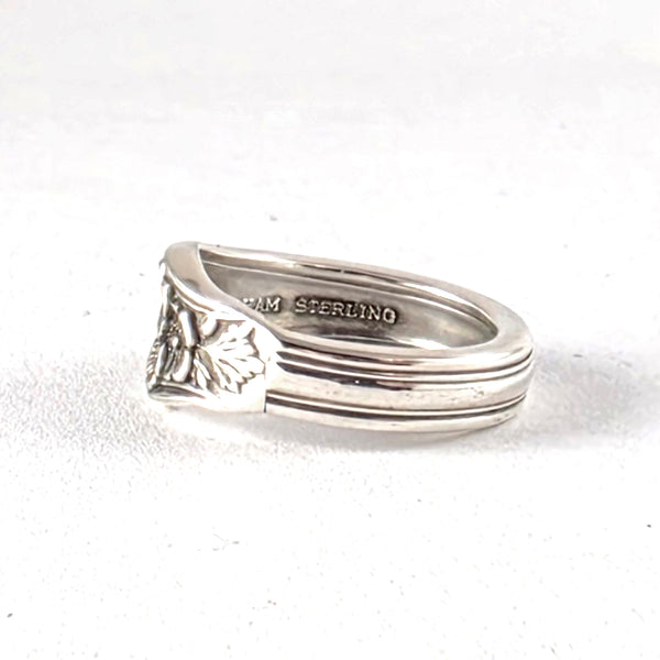 Gorham Buttercup Sterling Silver Narrow Band Spoon Ring by Midnight Jo